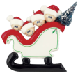 Sleigh Tree Family of 4 Christmas Ornament Online Sale