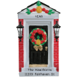 Red Brick Home Door Personalized Ornament Sale