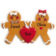 Gingerbread Love Couple Christmas Ornament Discount