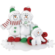 Snow Sled Family of 3 Christmas Ornament Hot on Sale