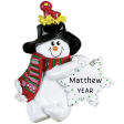 Winter Snowman Christmas Ornament Online Sale