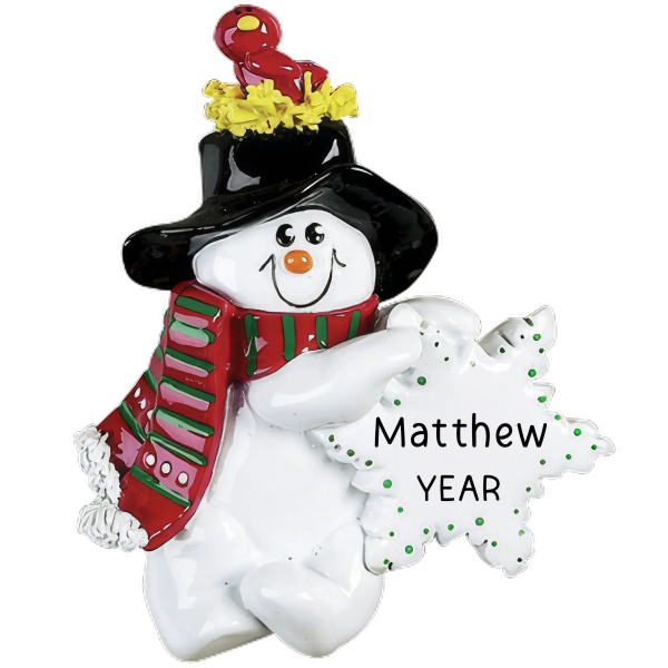 Winter Snowman Christmas Ornament Online Sale