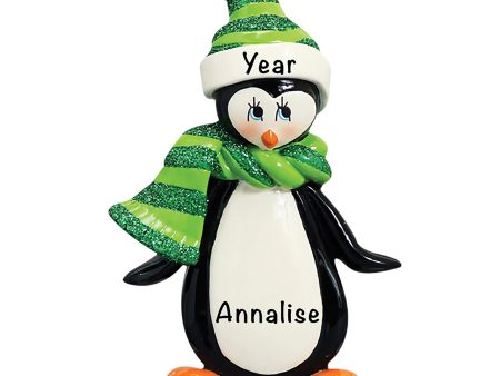 Penguin On Ice Christmas Ornament For Discount