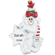 Winter Snow Woman Christmas Ornament Sale