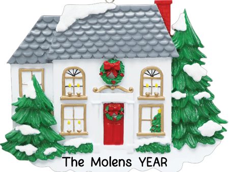 Traditional House Personalized Ornament Hot on Sale