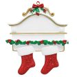 Red Stocking Couple Christmas Ornament Online Sale