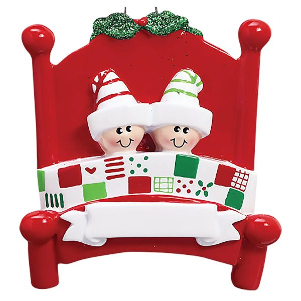 Bed Head Couple Christmas Ornament Sale