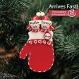 Red Mitten Couple Christmas Ornament Supply