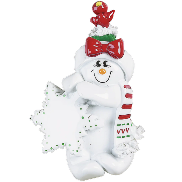 Winter Snow Woman Christmas Ornament Sale